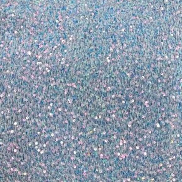 AVIVA STANOFF Sparkle Thunderstruck Throw Embellished with Sequins in 50X70” - Picture 5 of 5